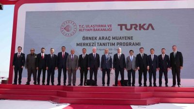 TURKA, yeni nesil araç muayene merkezi açılışında konuşan Ulaştırma ve