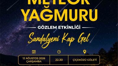 Yenişehir Belediyesi, yılın en dikkat çekici gökyüzü olaylarından Perseid Meteor
