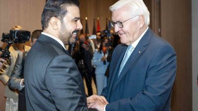 Almanya Cumhurbaşkanı Frank-Walter Steinmeier, ülkesine resmi ziyarette bulunan Irak Başbakanı