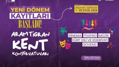 Aram Tigran Kent Konservatuvarında yeni dönem kayıtları başladı. Sinema, tiyatro,