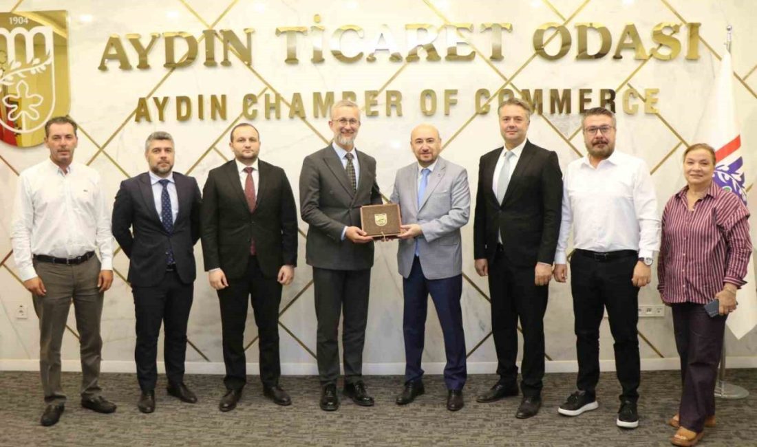 Ukrayna Ankara Büyükelçisi Naryman Dzhelialov ve beraberindeki heyetin AYTO ziyaretinde,