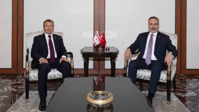 Dışişleri Bakanı Hakan Fidan, Kuzey Kıbrıs Türk Cumhuriyeti (KKTC) Başbakanı