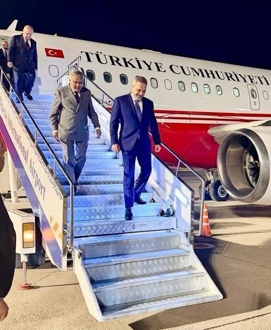 Dışişleri Bakanı Hakan Fidan ve Milli Savunma Bakanı Yaşar Güler,