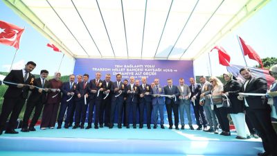 Trabzon Millet Bahçesi’ne yeni bağlantı yolu açıldı, Şile Yolu Üst