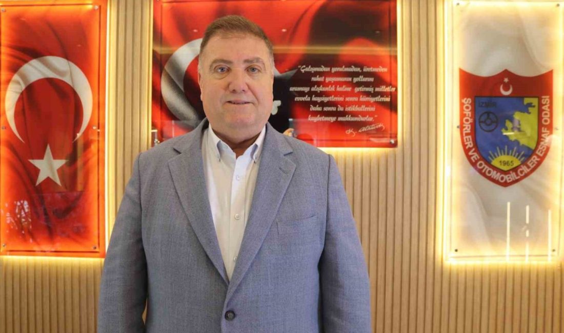 İzmir Şoförler ve Otomobilciler Esnaf Odası Başkanı Erkan Özkan, taksi