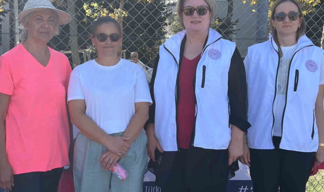 Kırklareli’nde “3-9 Eylül Halk Sağlığı Haftası” kapsamında kadınlar, fizyoterapist eşliğinde