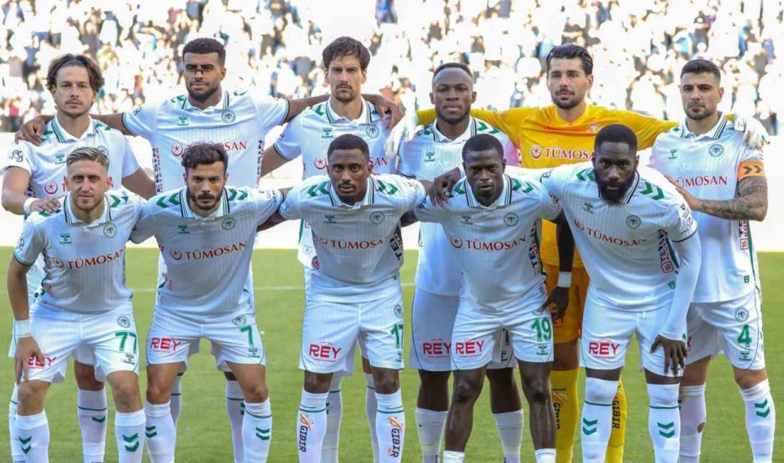 Konyaspor, Trendyol Süper Lig’in 4. haftasında deplasmanda Erzurumspor FK’ya 1-0