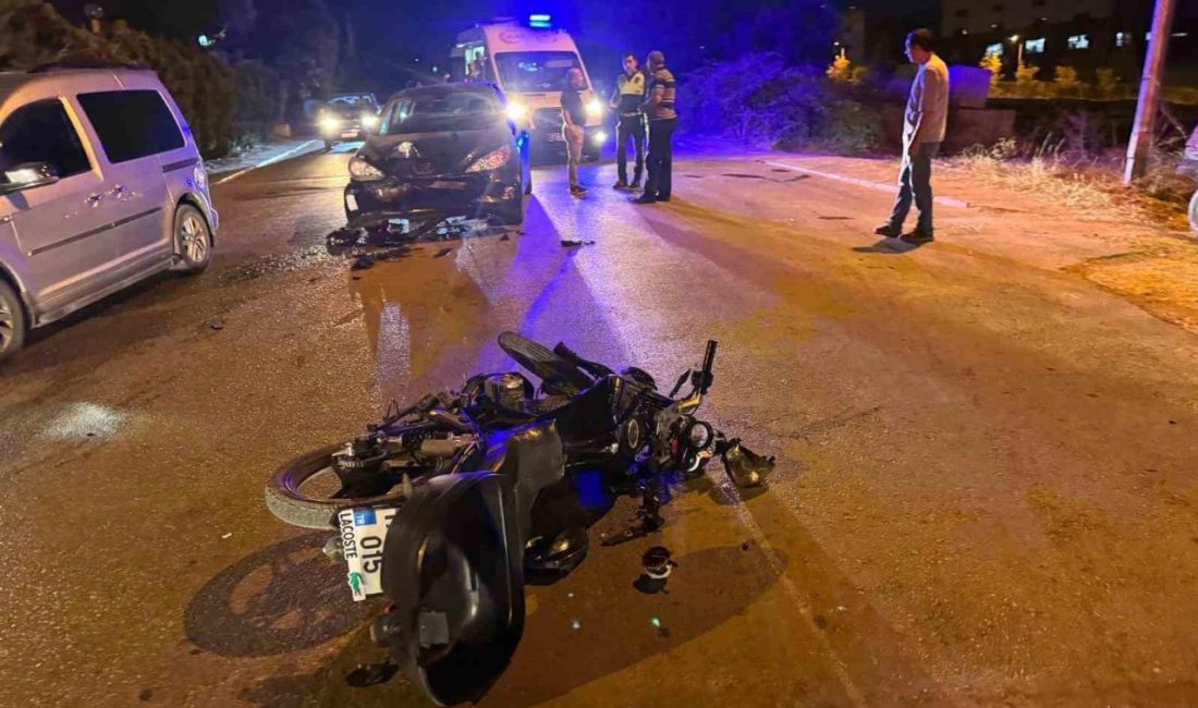 Bilecik’te otomobil ile motosikletin çarpışması sonucu meydana gelen trafik kazasında