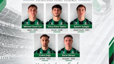 Sakarya’da Ekrem Karaberberoğlu Altyapı Tesisleri’nde faaliyet gösteren Sakaryaspor Futbol Akademisi’nde