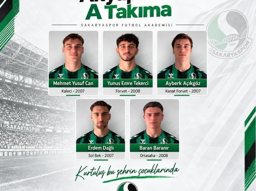 Sakarya’da Ekrem Karaberberoğlu Altyapı Tesisleri’nde faaliyet gösteren Sakaryaspor Futbol Akademisi’nde